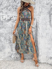 Mediterranean Inspired Boho Maxi Dress