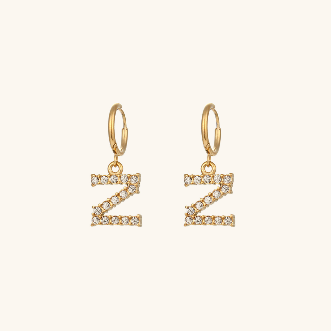 Aimee Initial Earrings