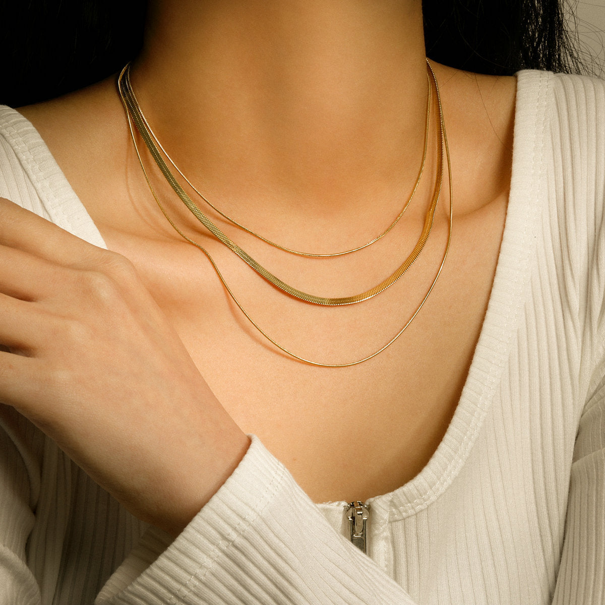 Zarina Gold Layered Necklace