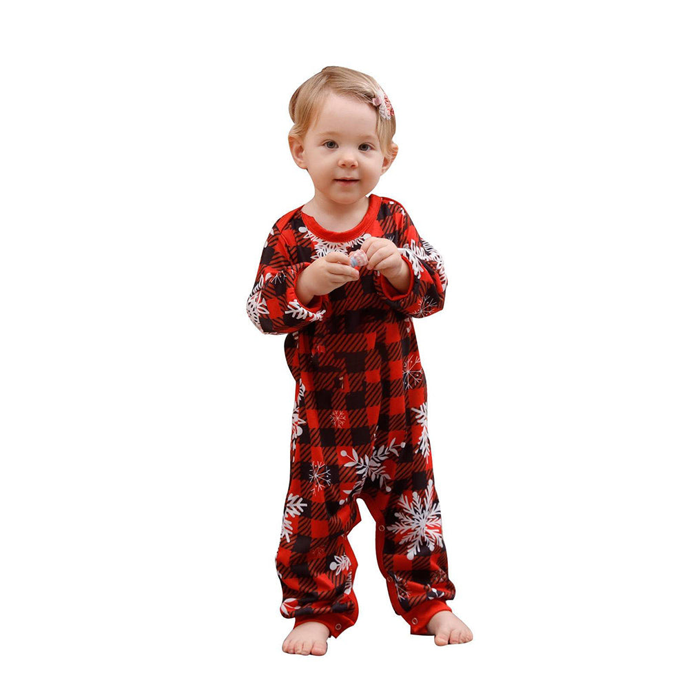 Merry Christmas Santa and Tree Matching Family Pajamas Set