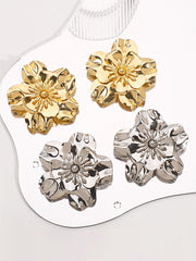 Flower Shape Drop Earrings