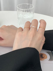 Simple Casual Chic Geometric Rings