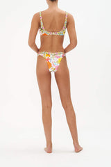 Thalia Printed Three-pieces Bikini Set