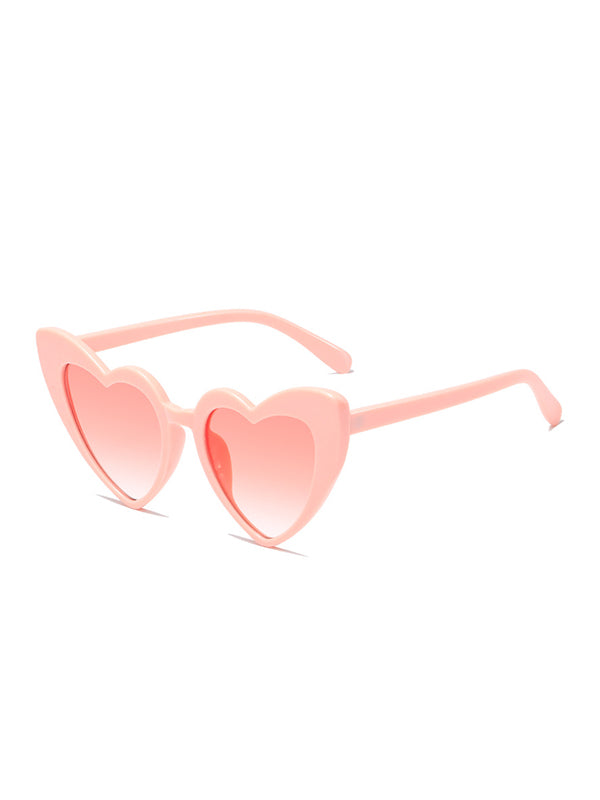 Heart Shape Sun Protection Sunglasses Accessories