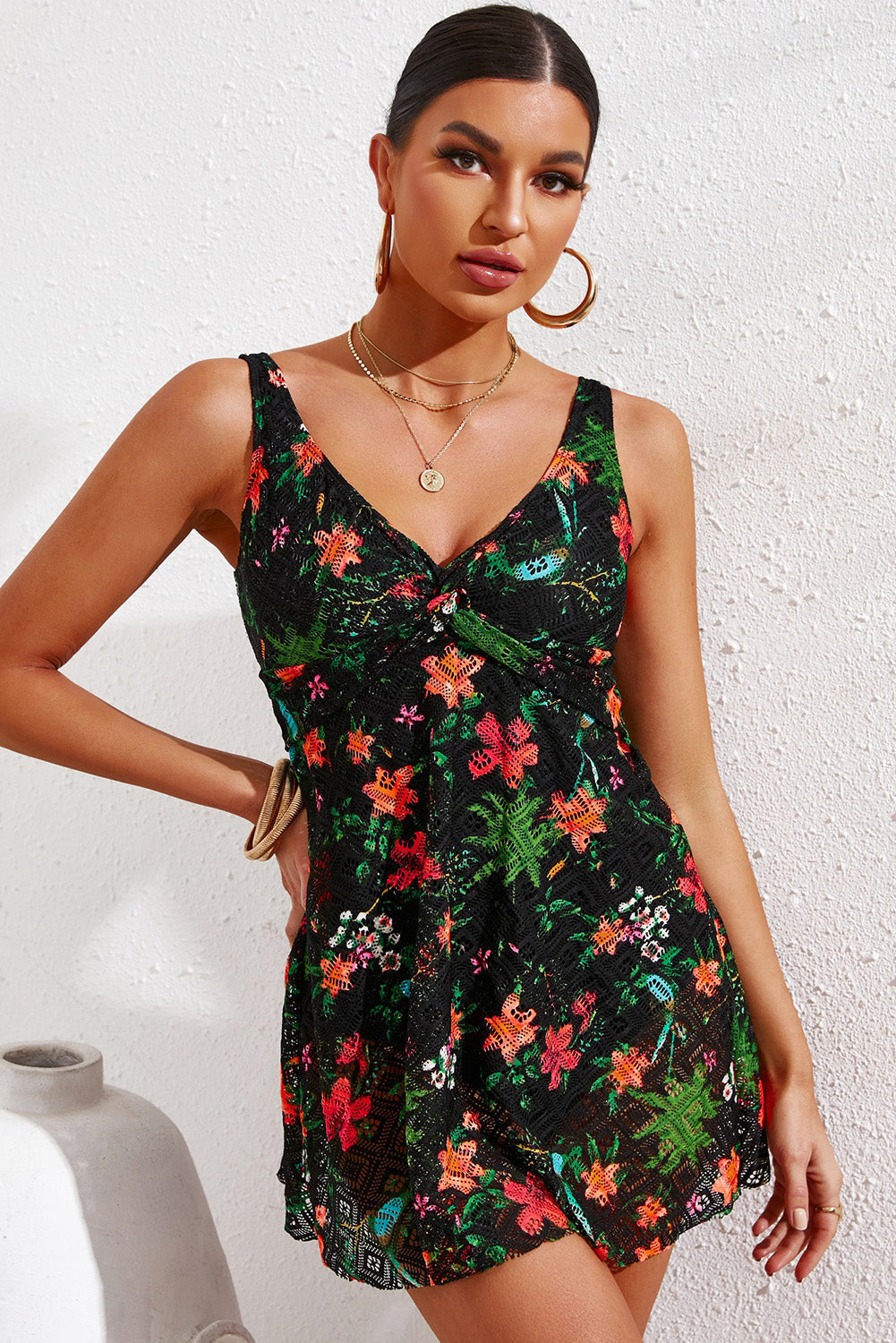 Fiorella Twist Swim Dress