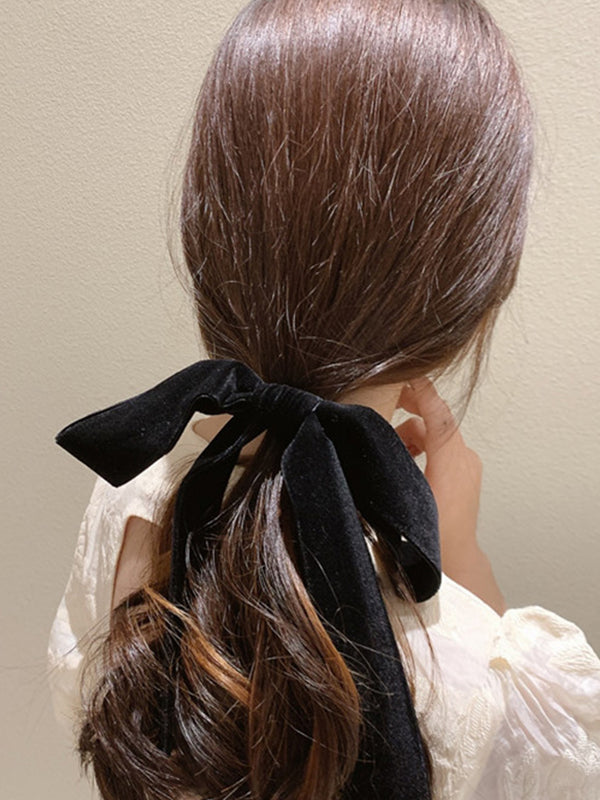 Bowknot Solid Color Hair Accessories