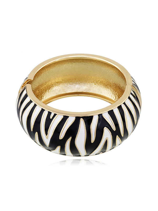 Geometric Zebra-Stripe Bracelet Accessories