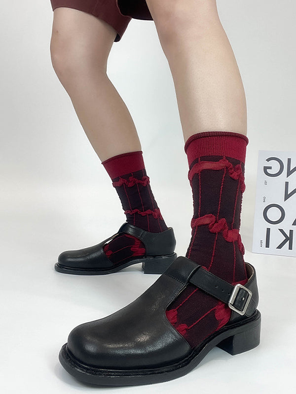 Elasticity Striped Socks Accessories