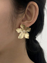 Flower Shape Drop Earrings