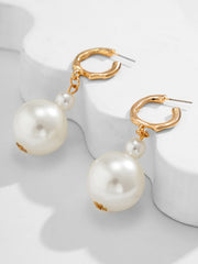 Beaded Pearls Drop Earrings Earrings Accessories