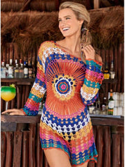 Ina Crochet Halo Beach Cover-up