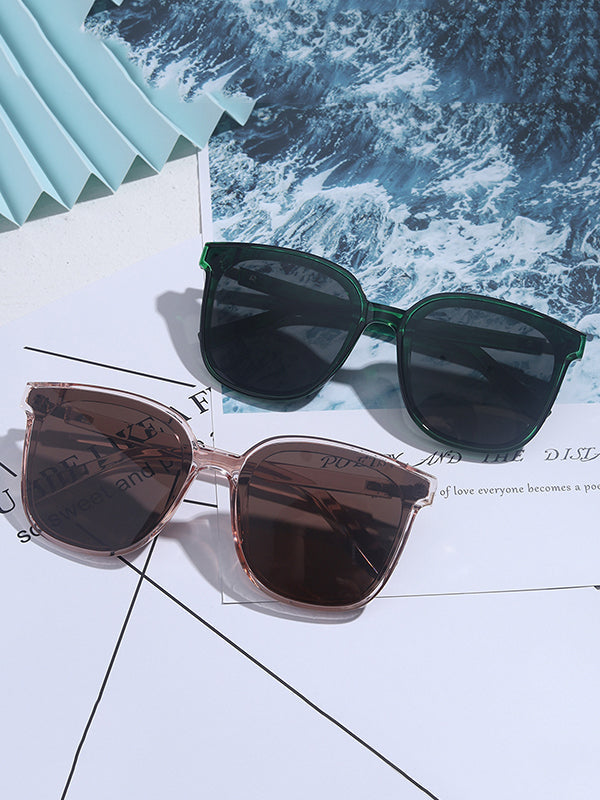 Geometric Sun Protection Sunglasses Accessories