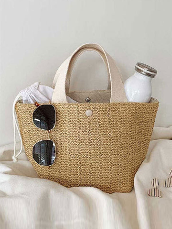 Split-Joint Woven Bags Bags Accessories Handbags