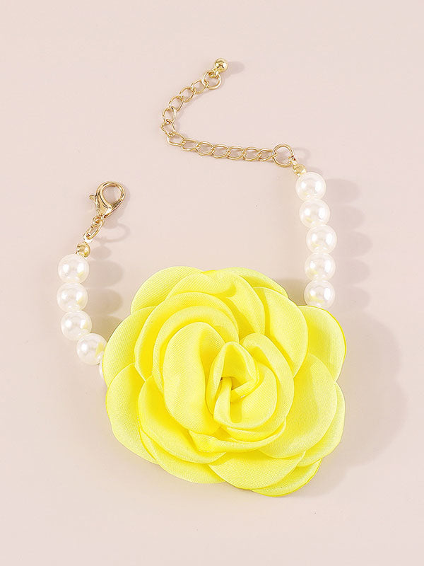 Three-Dimensional Flower Bracelet Accessories