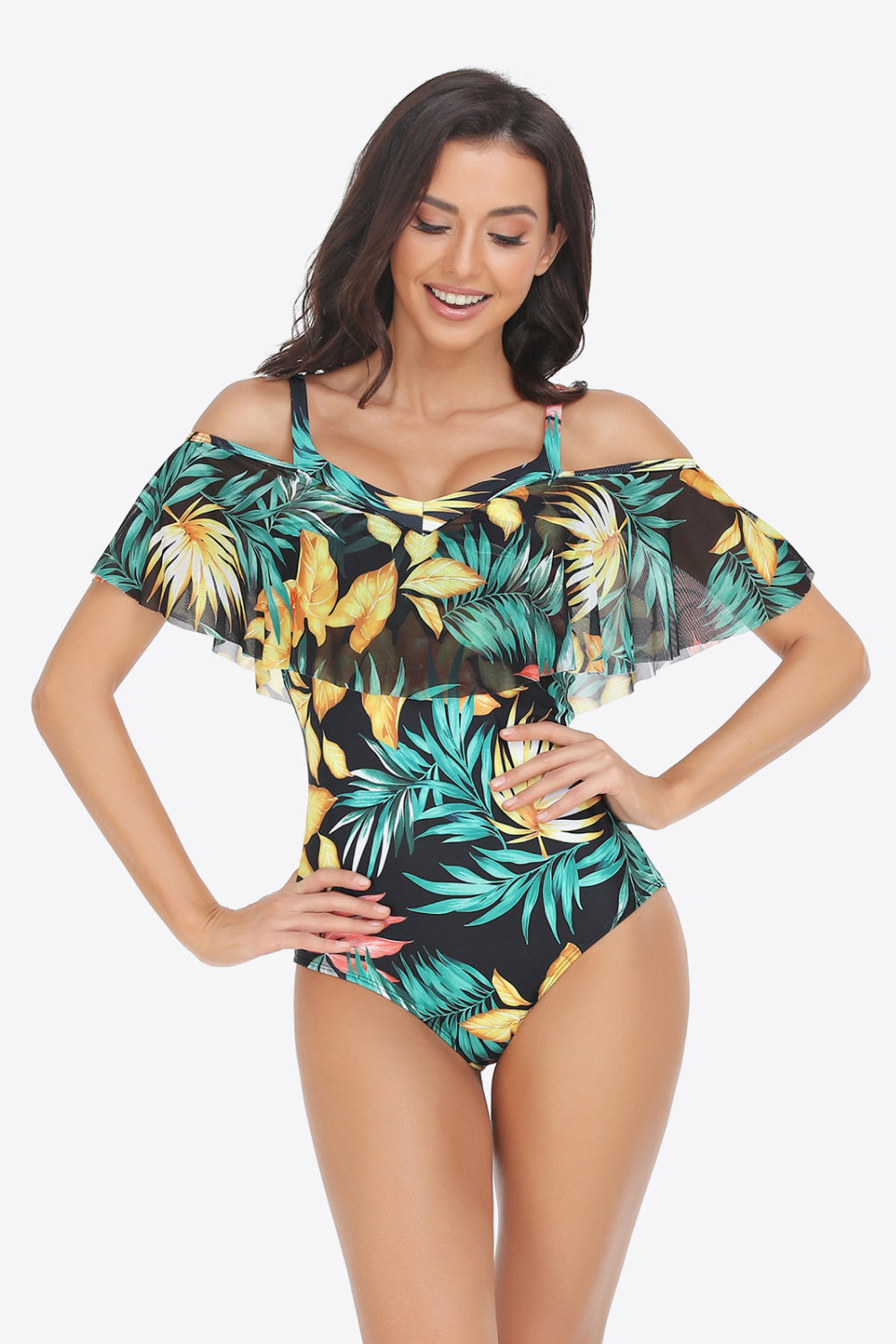 Zelda Botanical Print One-Piece Swimsuit