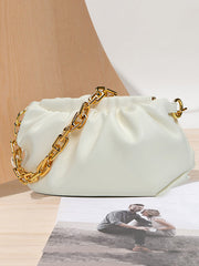 Chains Pleated Split-Joint Bags Handbags