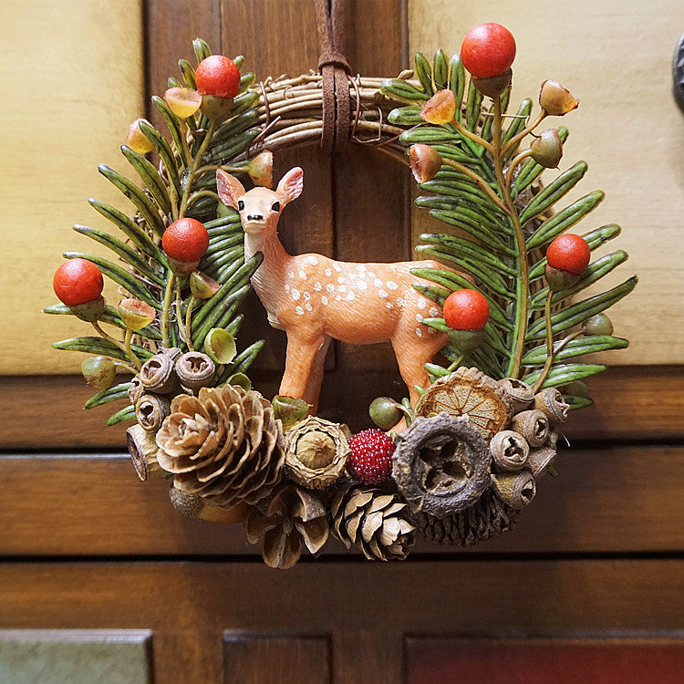 LikeMyChoice? Christmas Forest Sika Deer Car Hanging