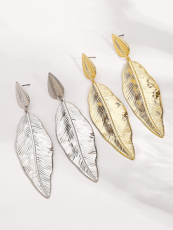 Leaves Shape Drop Earrings