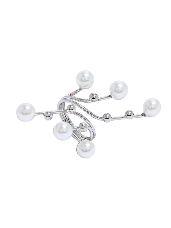 Original Statement Irregular Beads Ring