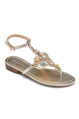 Antonia Rhinestone Decor Sandals