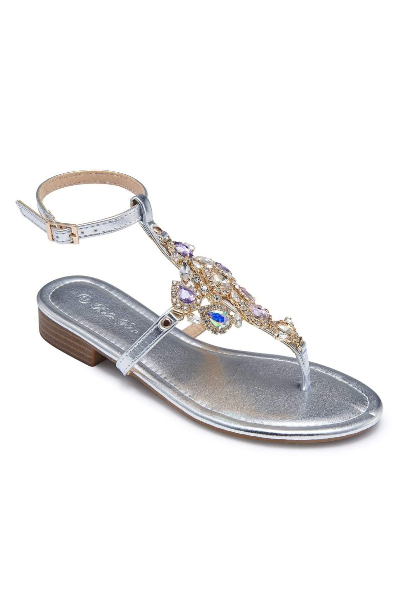 Antonia Rhinestone Decor Sandals