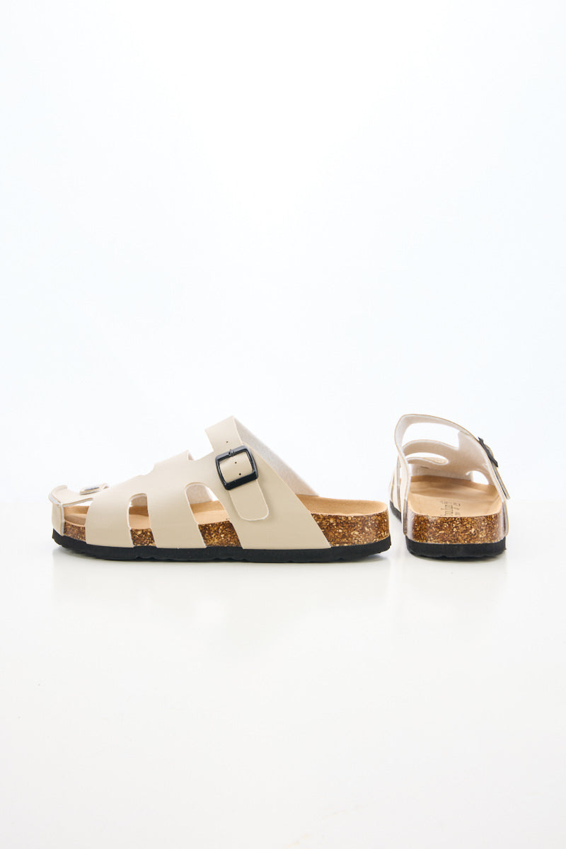 MAIBULUN | Summer Picnic Cut-Out Clog - Apricot