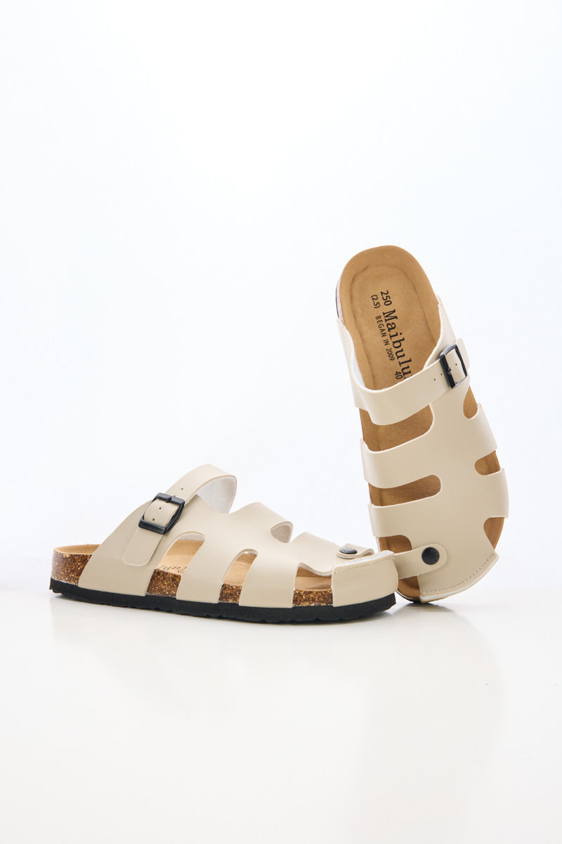 MAIBULUN | Summer Picnic Cut-Out Clog - Apricot