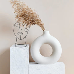 Modern Abstract Face Figure