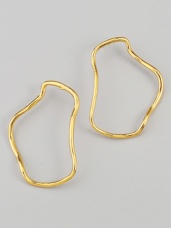 Normcore Geometric Drop Earrings