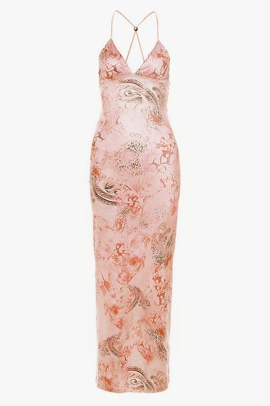 Eudora Printed Butterfly Maxi Dress