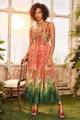 Sally Multicolor Tiered Maxi Dress