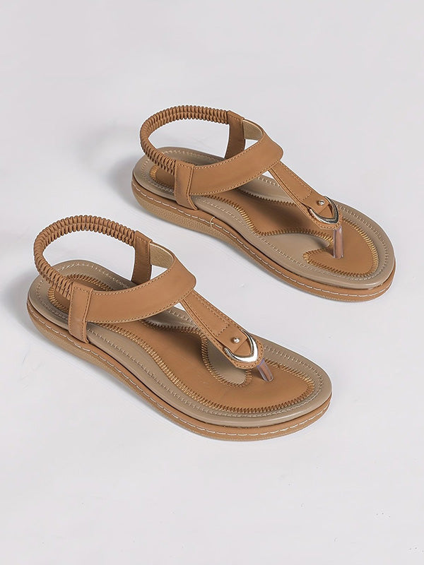 Elasticity Split-Joint Flip-Flops Sandals