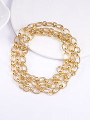 Chains Solid Color Necklaces Accessories