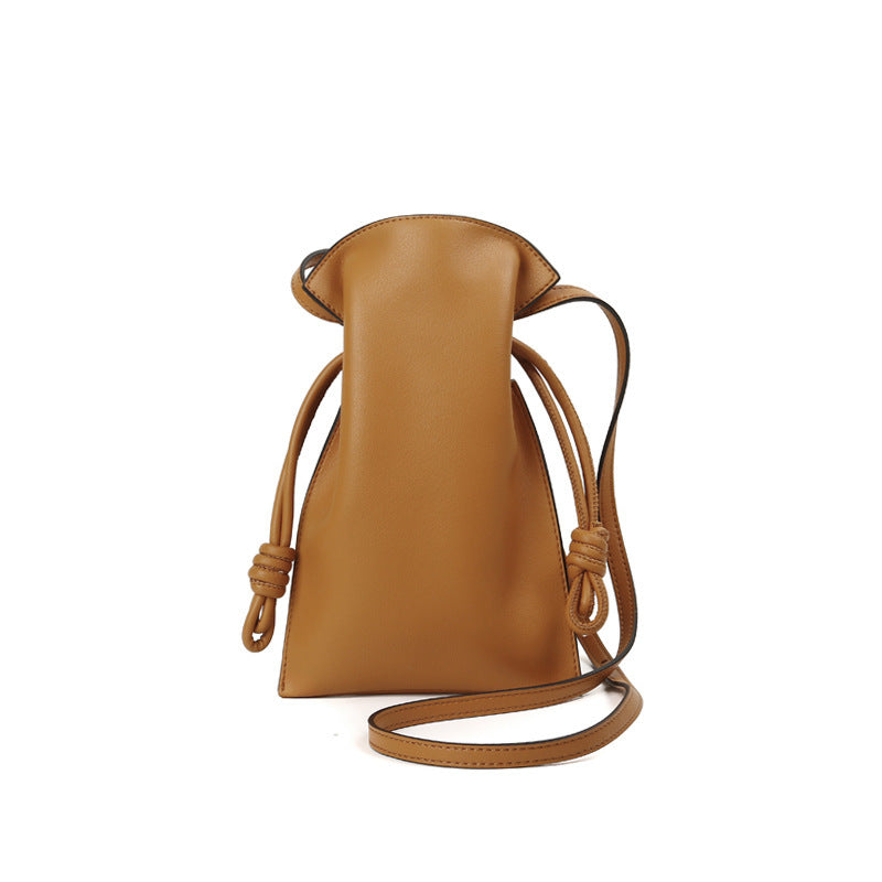 Amber-Leather Pouch-Bag