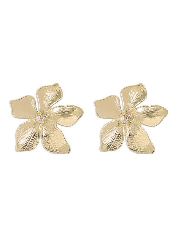 Flower Shape Drop Earrings