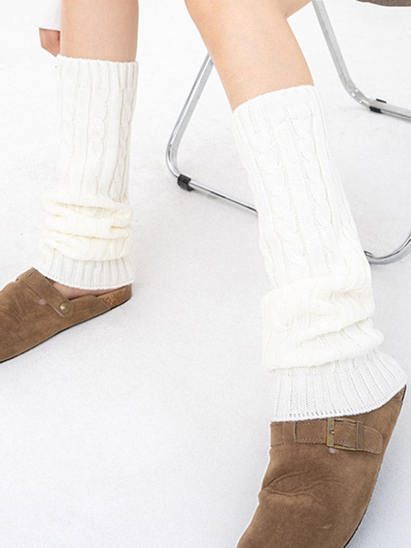 Solid Color Leg Warmers Accessories