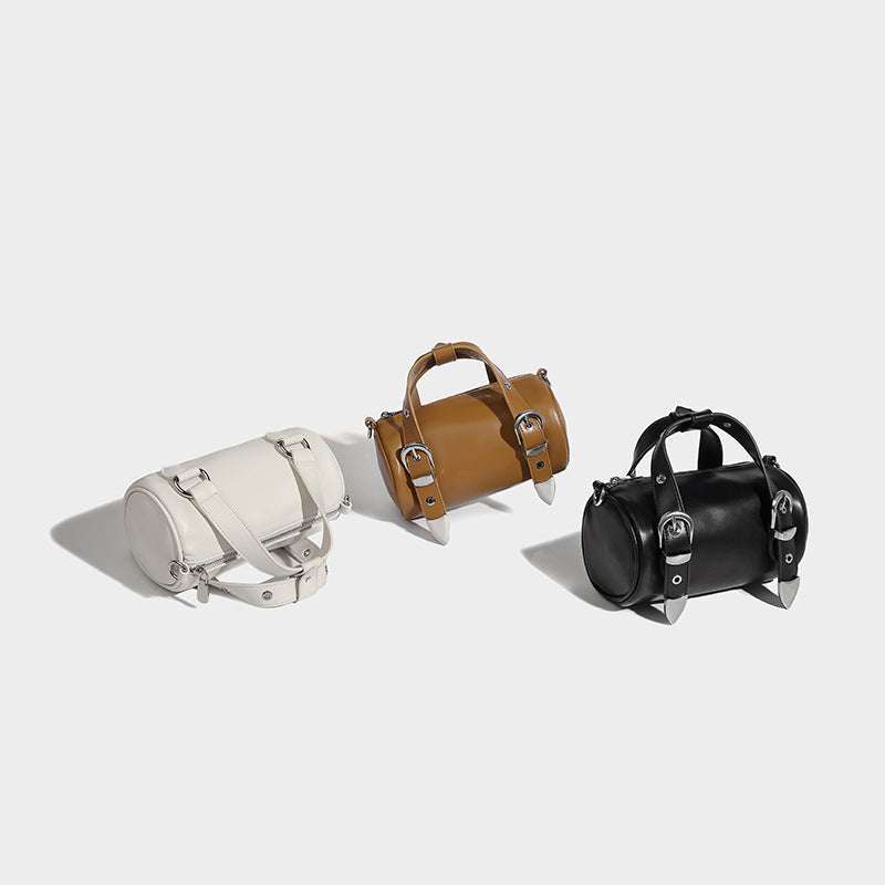 Barrel-Buckle Mini Bag