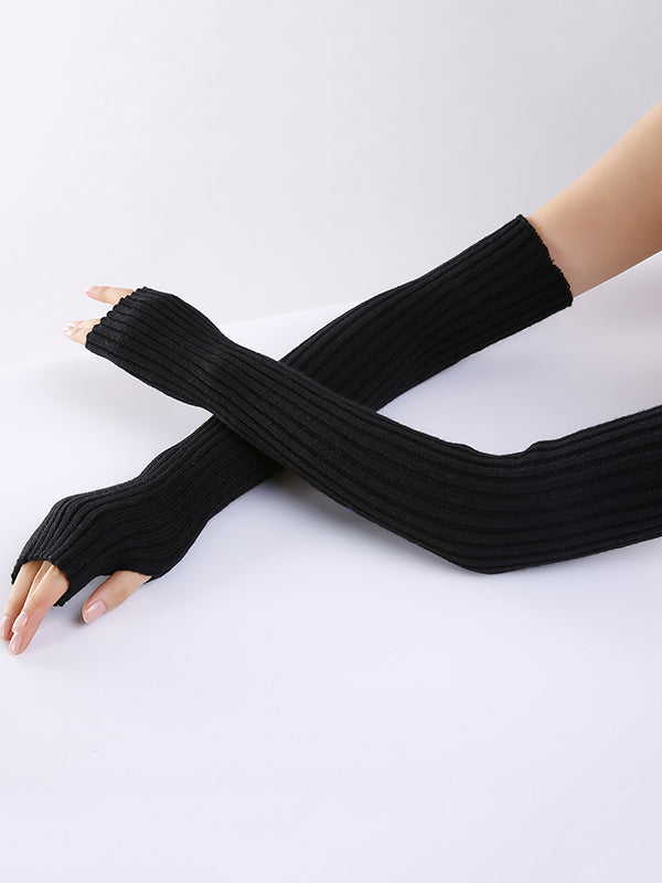 Original 9 Colors Striped Knitted Sleevelet