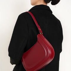 Crimson-Allure Shoulder Bag