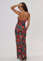 Alanna Floral Printed Maxi Slip Dress