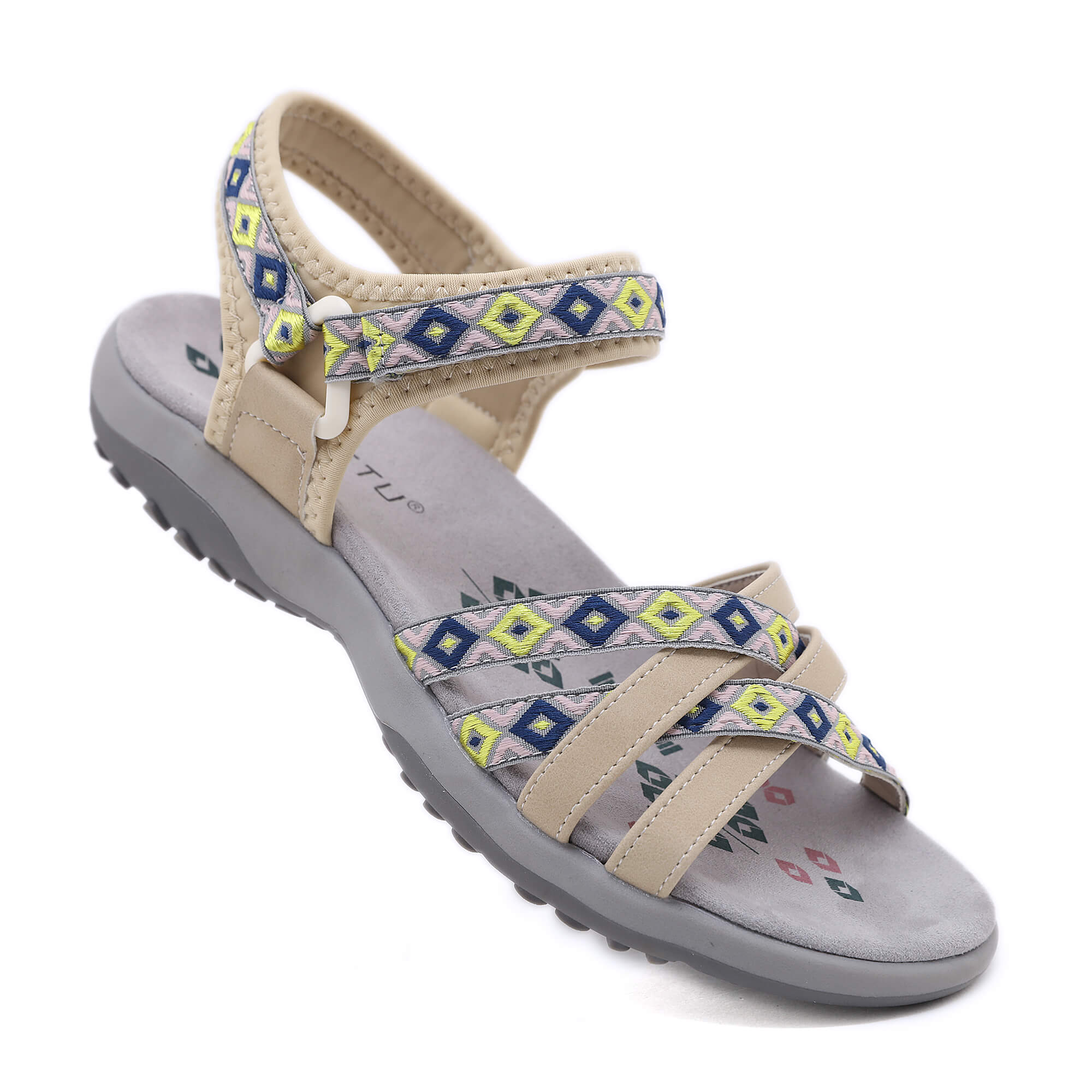 Siketu | Hiking Mate Cushioned Sandal - Beige