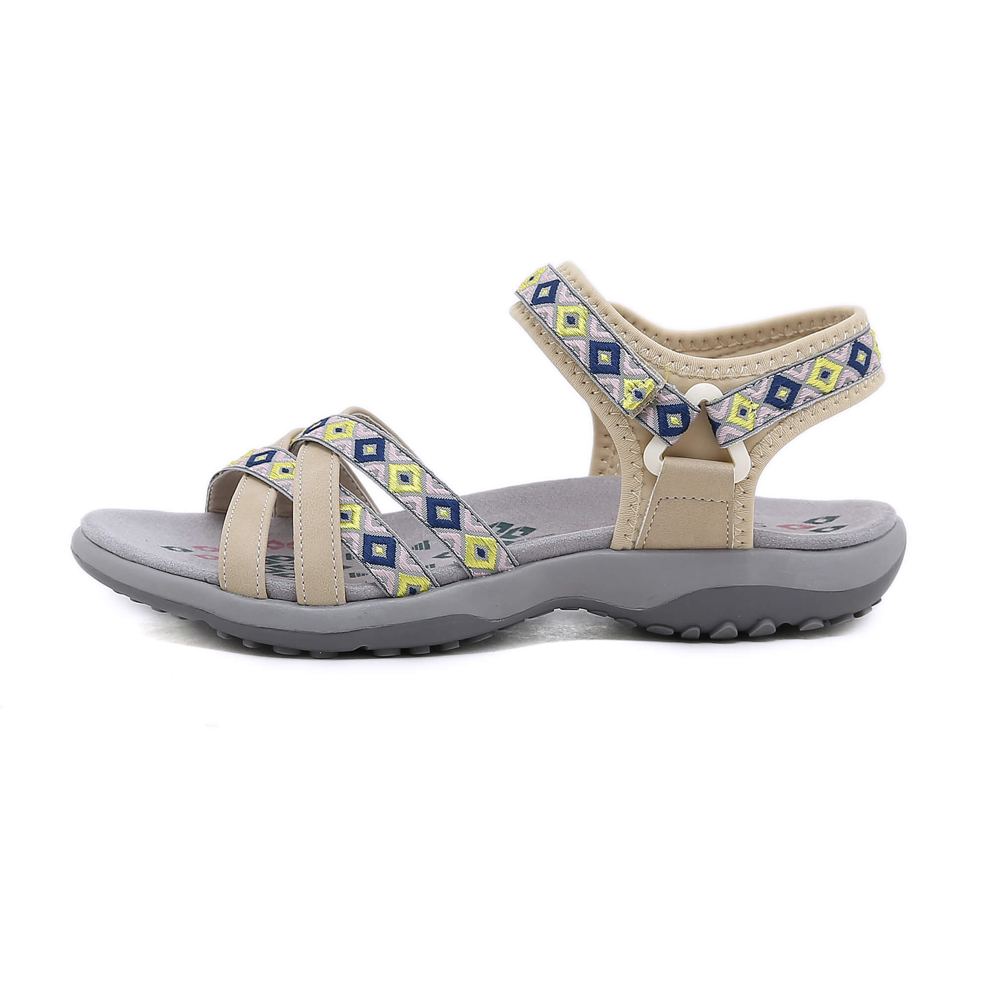 Siketu | Hiking Mate Cushioned Sandal - Beige