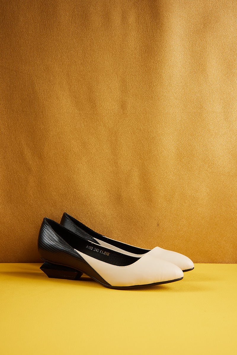 Jady Rose | Wanda Leather Pump - Beige