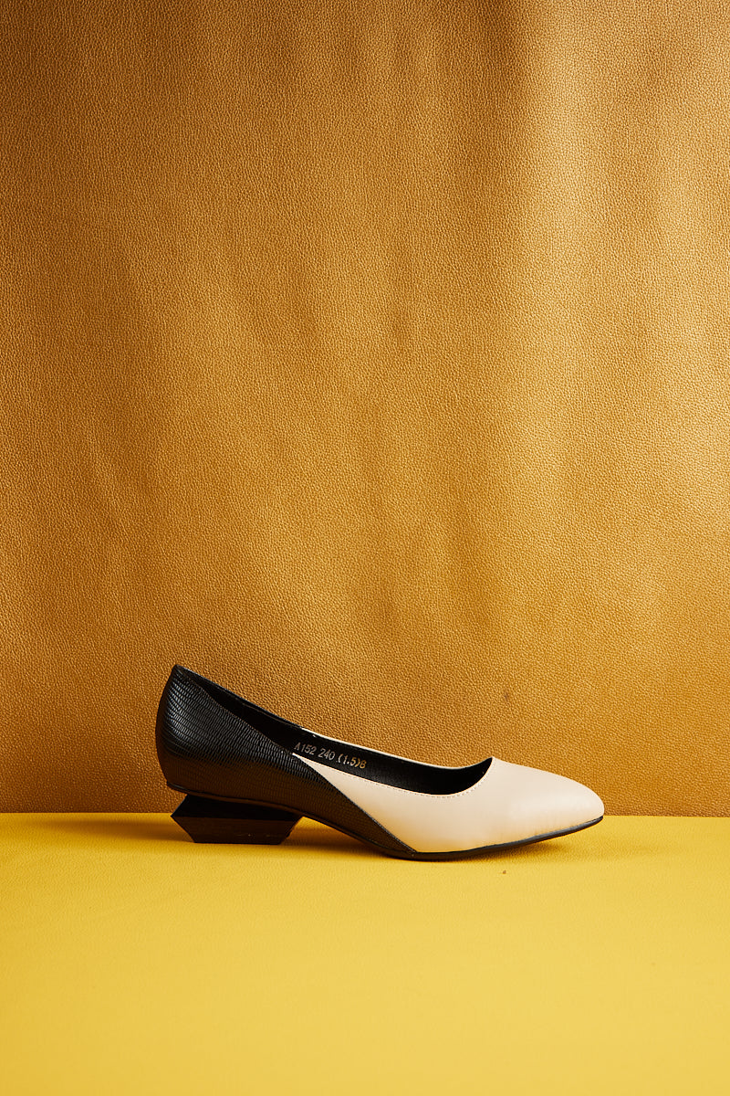 Jady Rose | Wanda Leather Pump - Beige