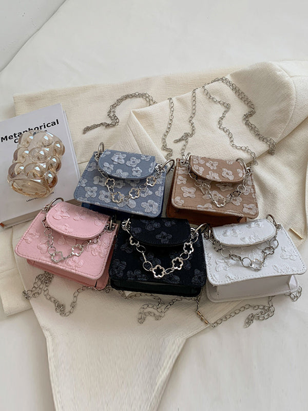 Chains Geometric Crossbody Bags Evening Bags & Clutches Satchels