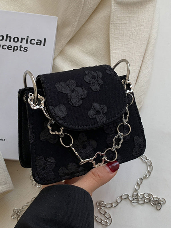 Chains Geometric Crossbody Bags Evening Bags & Clutches Satchels