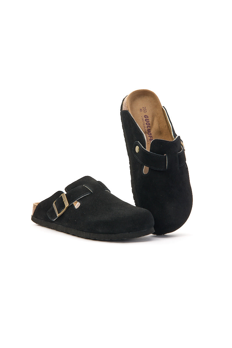 MAIBULUN | Cruise Anywhere Suede Clog - Black