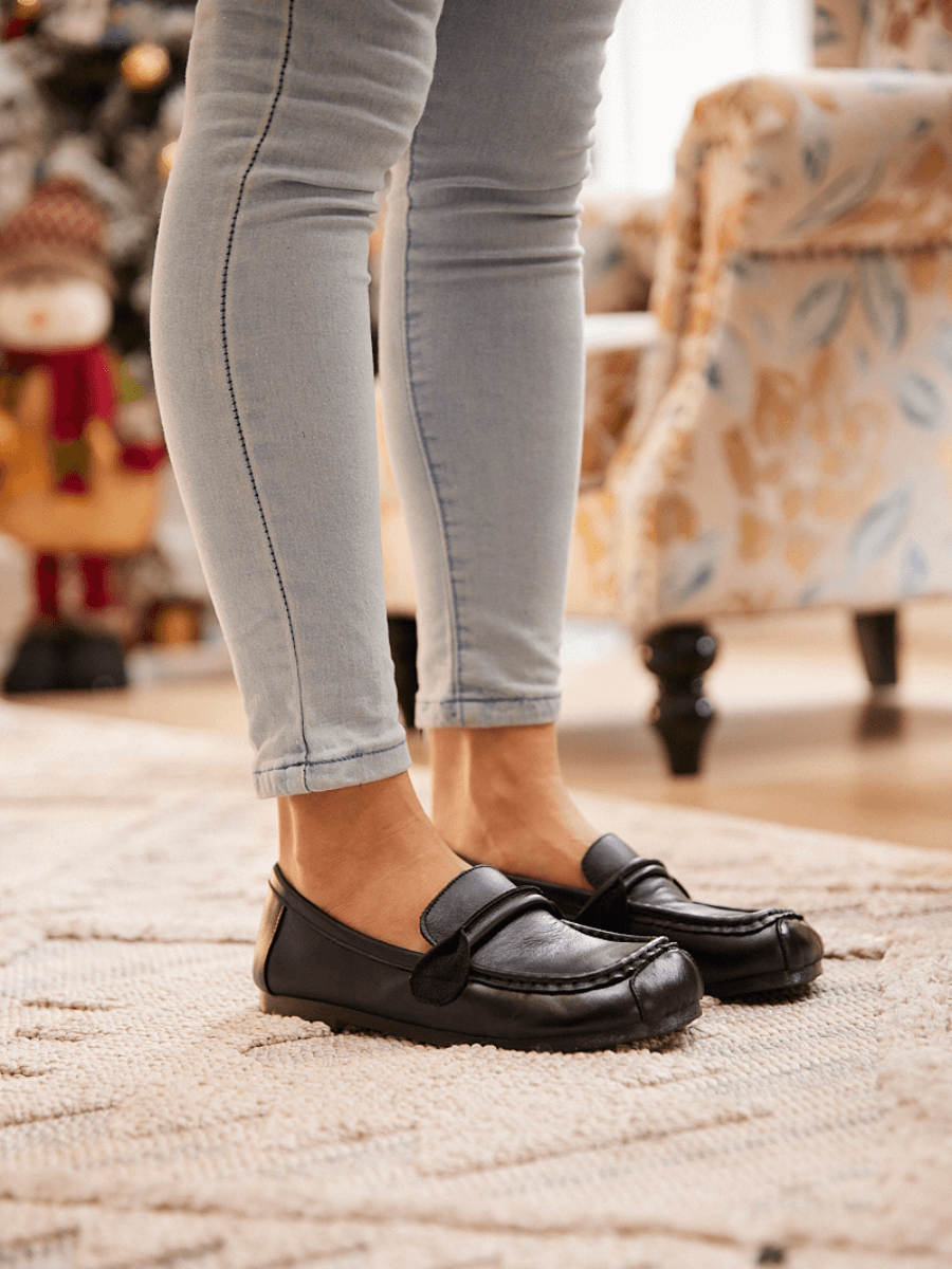 Rumour Has It | Serious Leisure Leather Loafer - Black