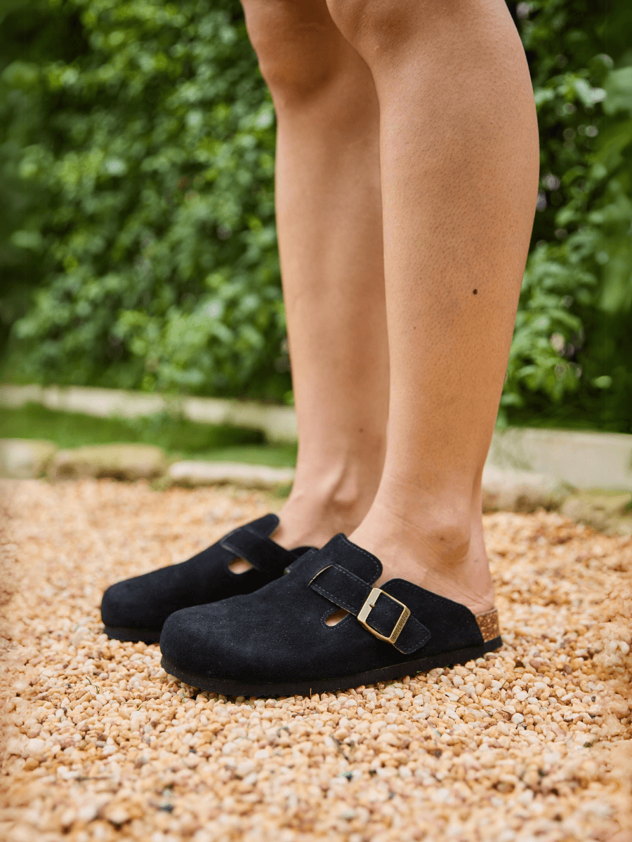 MAIBULUN | Cruise Anywhere Suede Clog - Black