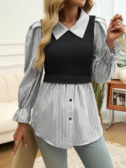 Stacie Twofer Shirt Tunic